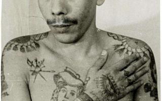 Тюремные татуировки и их значение (10 фото)